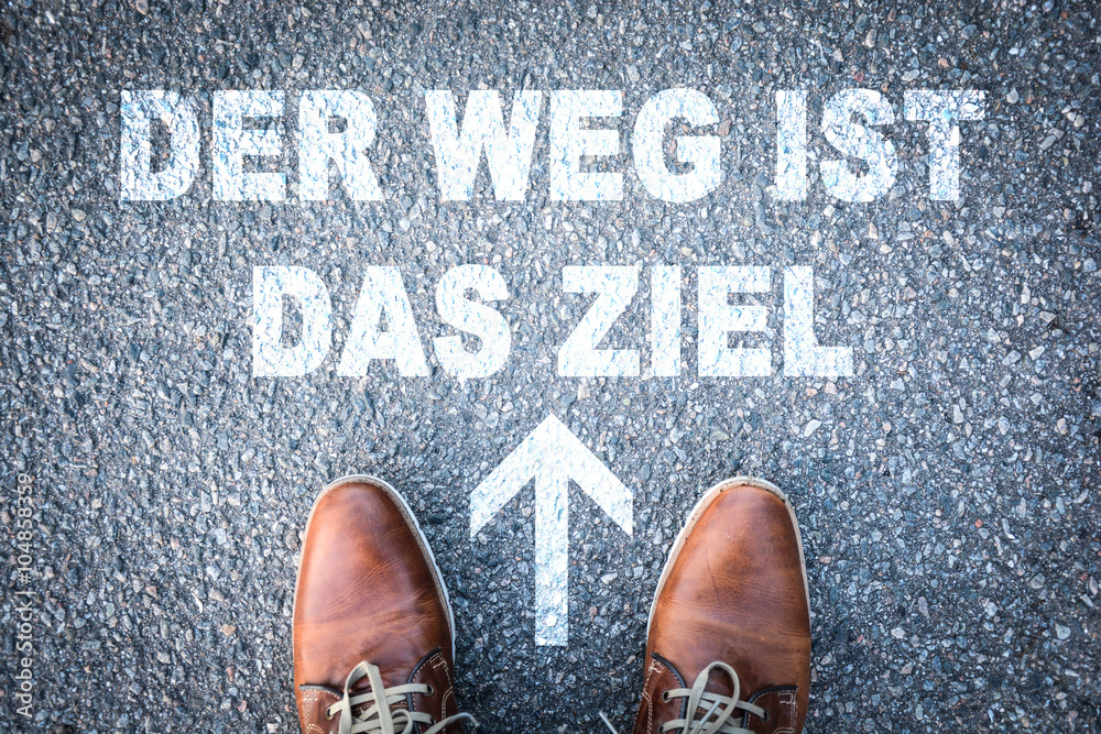 Der Weg ist das Ziel StockFoto Adobe Stock