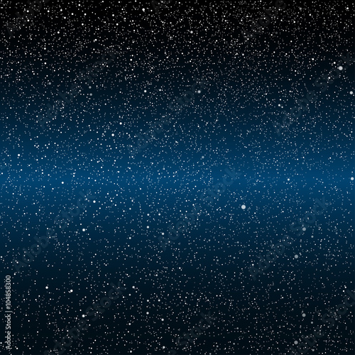 Vector background. Starry night Sky. Eps 10.