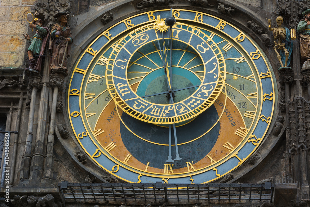 The Astronomical clock in Prague