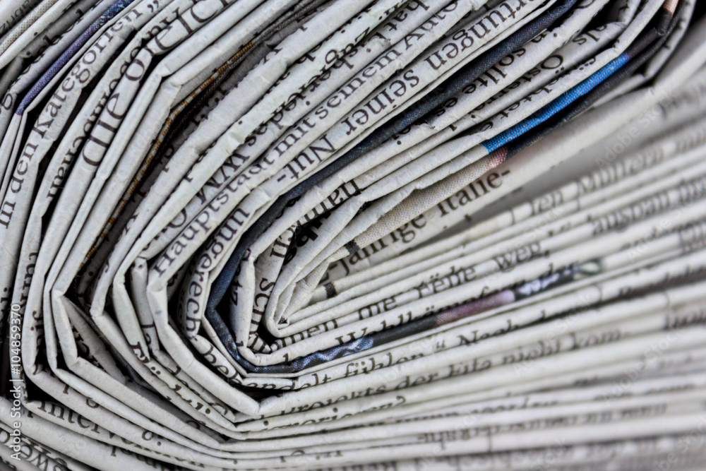 Stapel Zeitungspapier Nahaufnahme Stapel Zeitungspapier Nahaufnahme