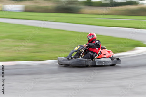 Races on cartings. Carting. Cars races.