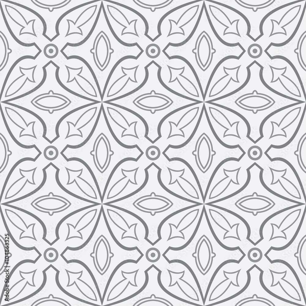 Vector seamless pattern background in grey. Vector seamless pattern background in grey.