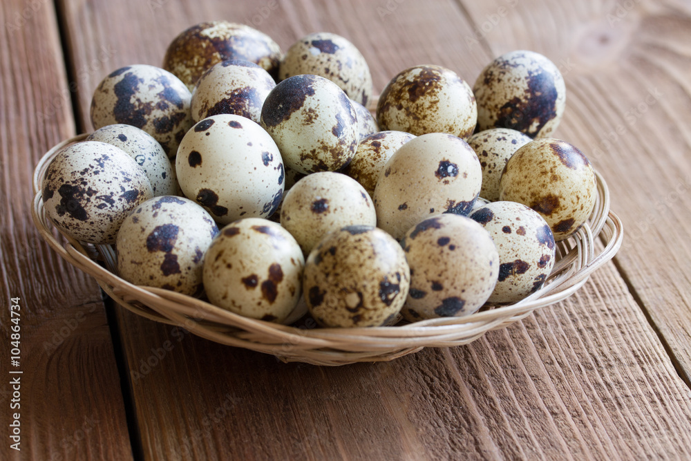Quail eggs on a wooden table . Healthy food. Quail eggs on a wooden table . Healthy food.