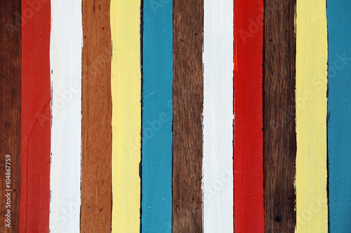 colorful wooden panel