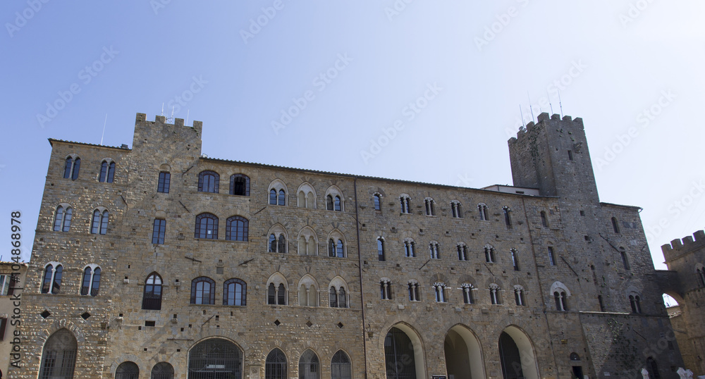  historic building in san gimignano - tuscany - italy