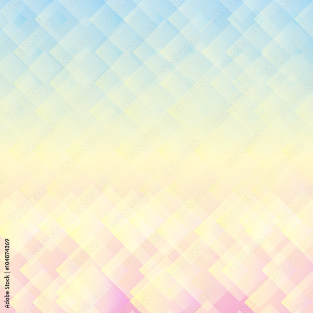 Abstract geometric mosaic pastel background, Vector illustration Abstract geometric mosaic pastel background, Vector illustration