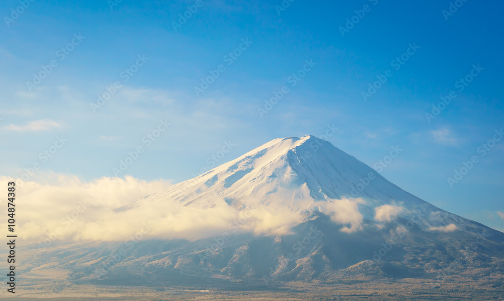 Mountain Fuji with blue sky , Japan