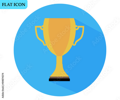Trophy Cup Flat Icon