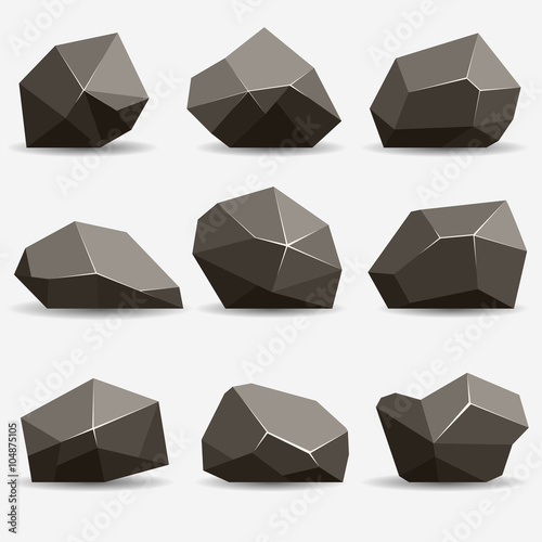 Rock stone set