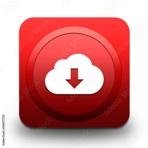 icône internet cloud téléchargement
