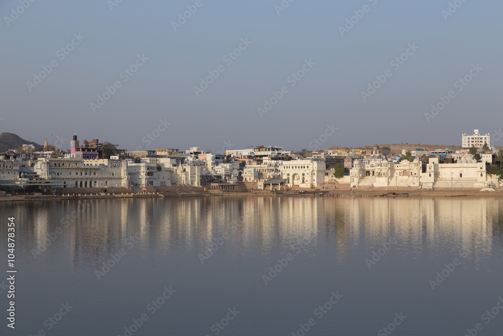 Obraz premium Pushkar city in Rajasthan state of India