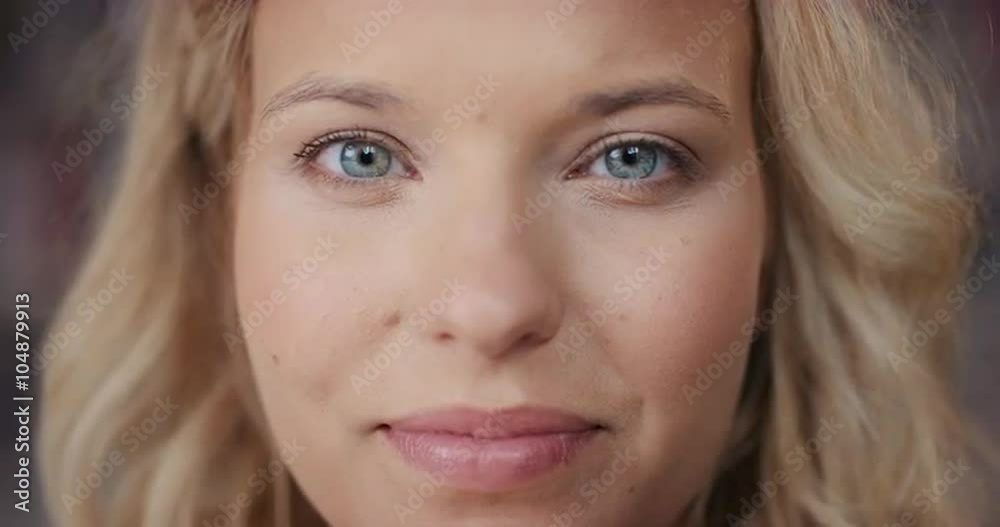 Close up of beautiful woman face portrait Close up of beautiful woman face portrait