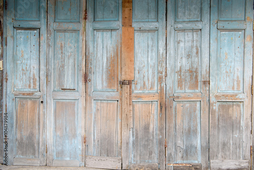 Blue Greek door
