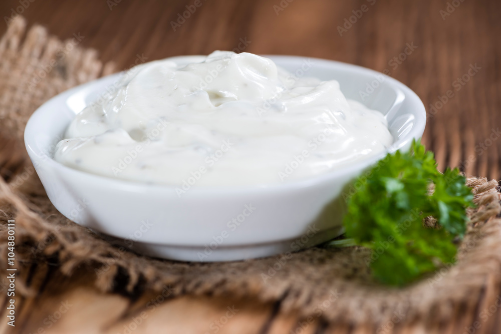 Fresh made Sour Cream (selective focus) Fresh made Sour Cream (selective focus)