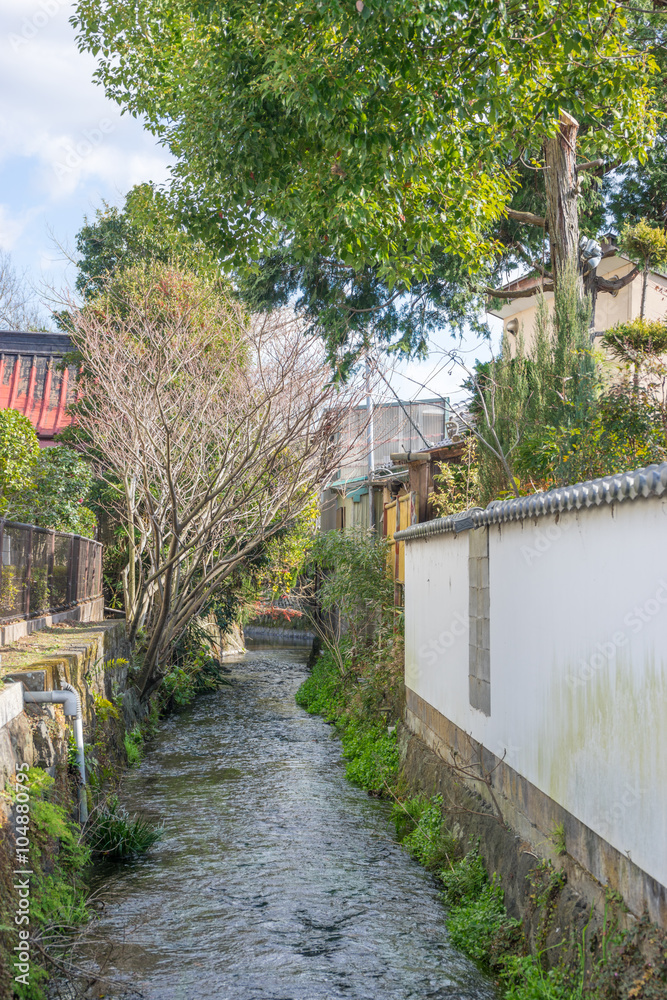 The brook which flows through the Mishima city