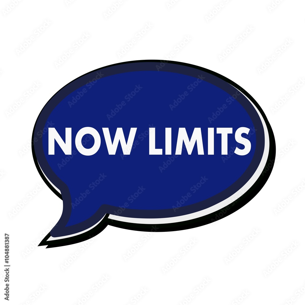 Now limits wording on blue Speech bubbles Now limits wording on blue Speech bubbles