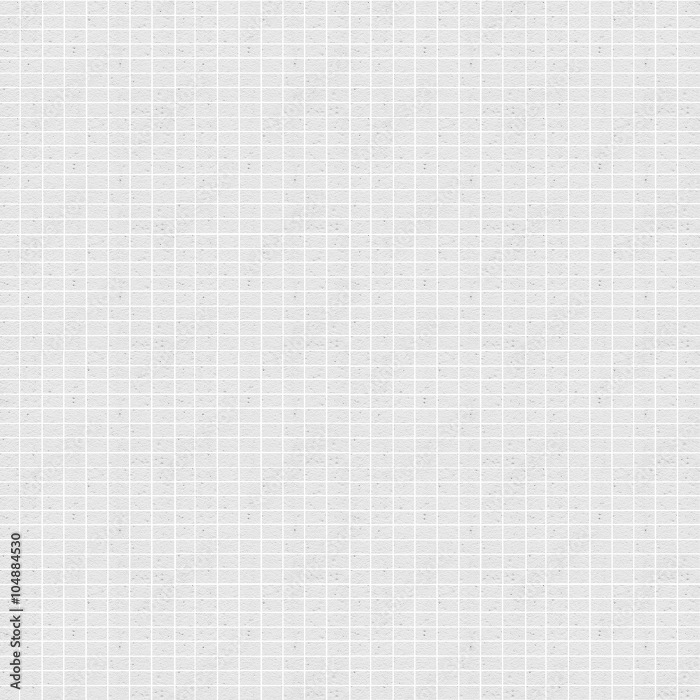 New modern white brick wall seamless background and pattern