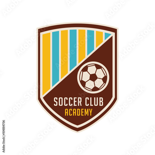 football crests and logo emblem