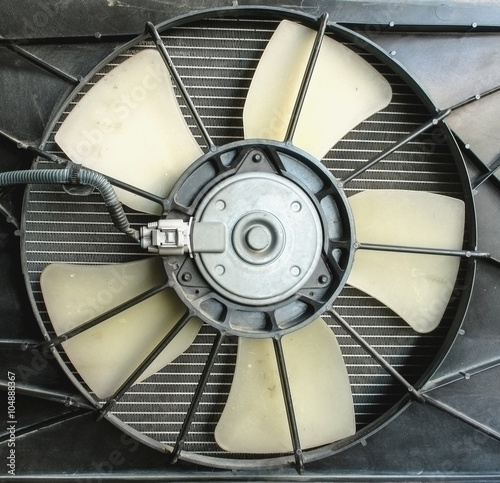 Radiator fan motor