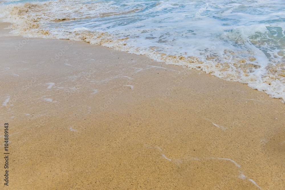砂浜と波,癒し 砂浜と波,癒し