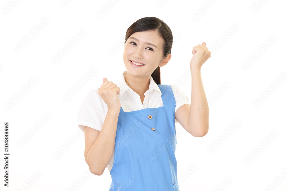 ガッツポーズの主婦 ガッツポーズの主婦