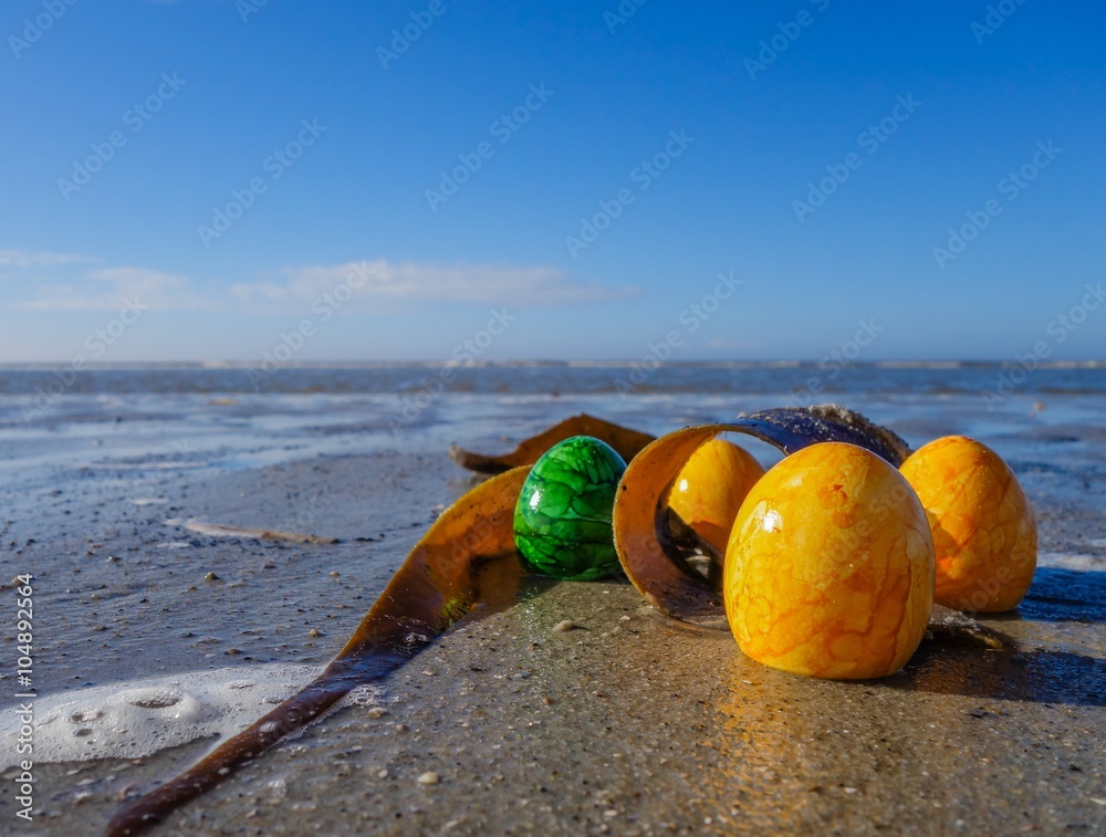 Obraz premium Ostern an der Küste