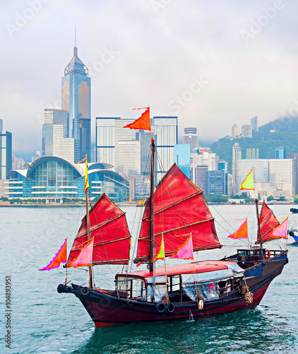 Hong Kong sailboat