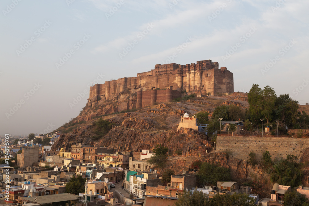 Jodhpur city in Rajasthan, India