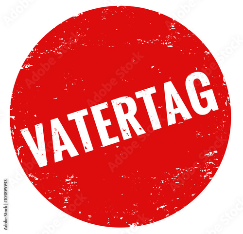 Vatertag Stempel rot grunge