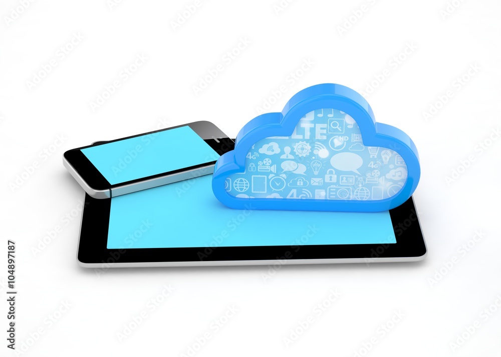 tablet pc, smart phone and cloud tablet pc, smart phone and cloud