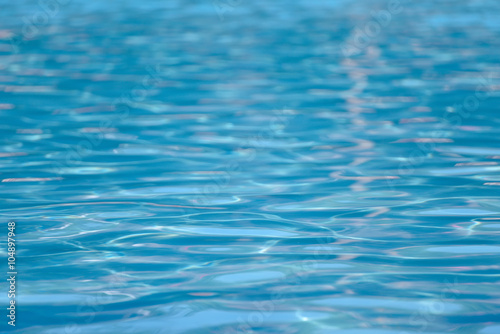 Closeup water in swimming pool