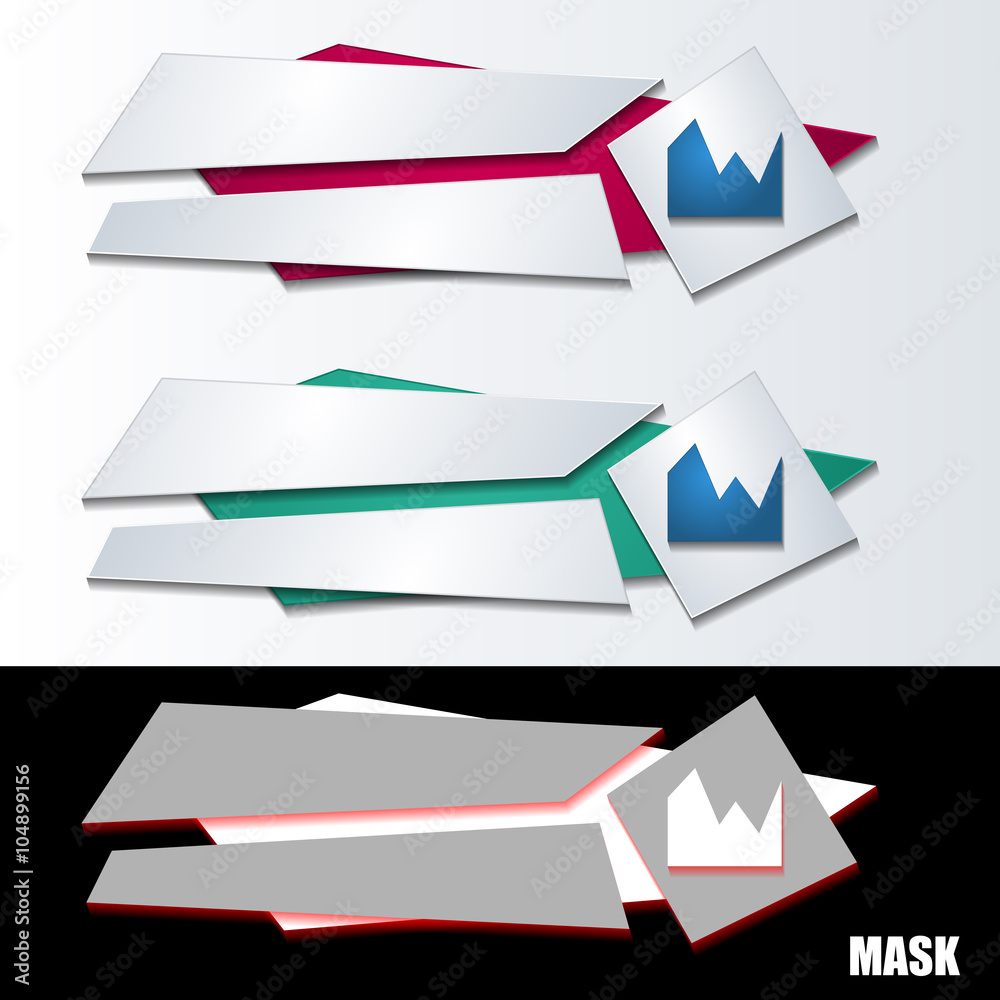 Fototapeta premium Banners Element