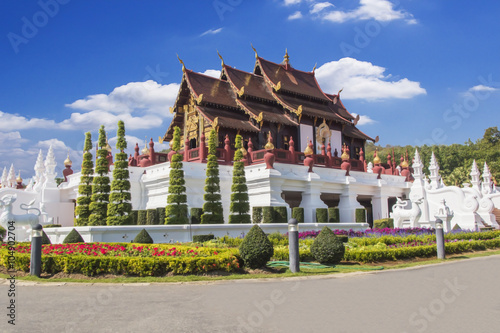 The Royal Pavilion (Ho Kham Luang) in Royal Park Rajapruek, at C