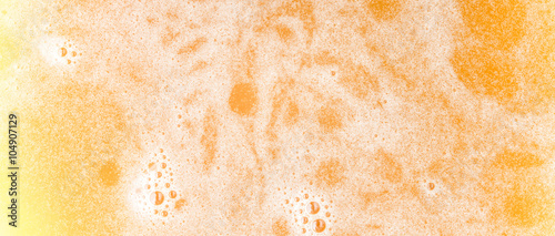 Foam on the surface of the honey