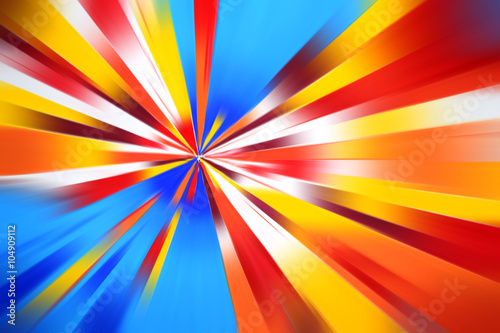 Colorful radius motion line art abstract background