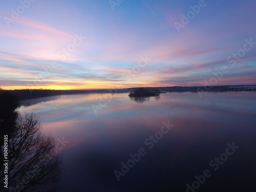 Photo etang en brenne