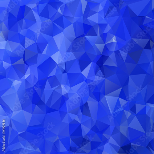 Blue White Polygonal Mosaic