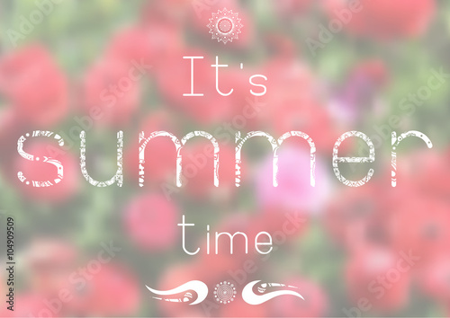 Summer print - summer time