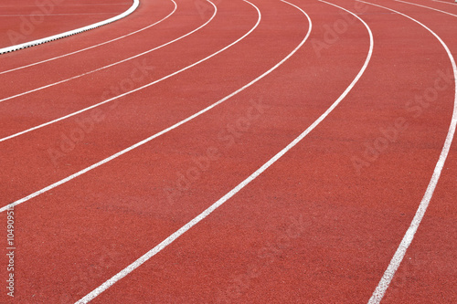 Athletics Stadium Running track curve