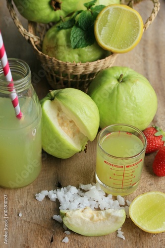 fresh guava fruit juice