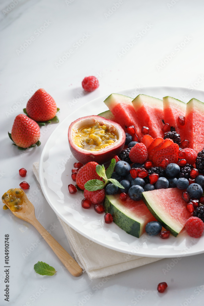 mixed fruits snack. mixed fruits snack.