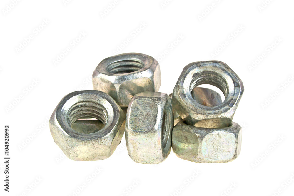 Screws isolated on a white background Screws isolated on a white background