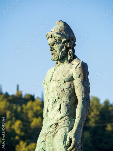 the statue of Odysseus