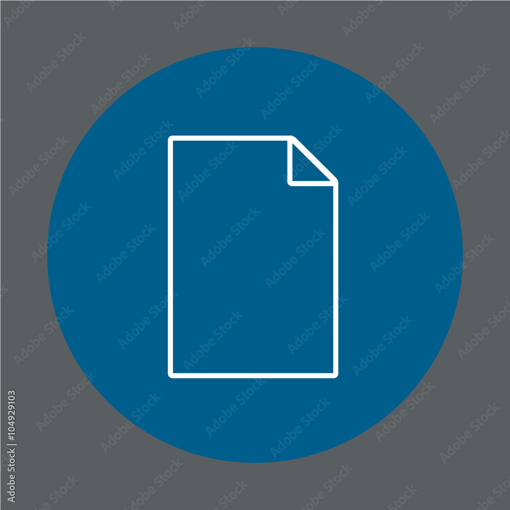 Business Document Button Icon Line Design Business Document Button Icon Line Design