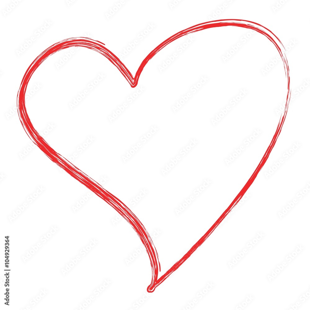Playing card heart suit flat icon for apps and websites Playing card heart suit flat icon for apps and websites