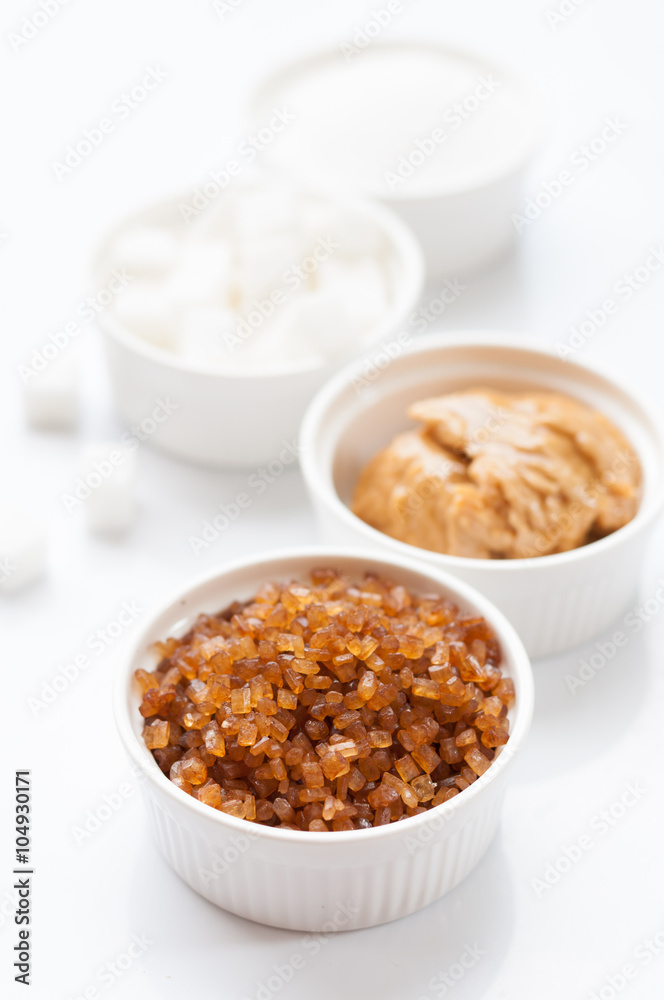 Various kinds of sugar Various kinds of sugar