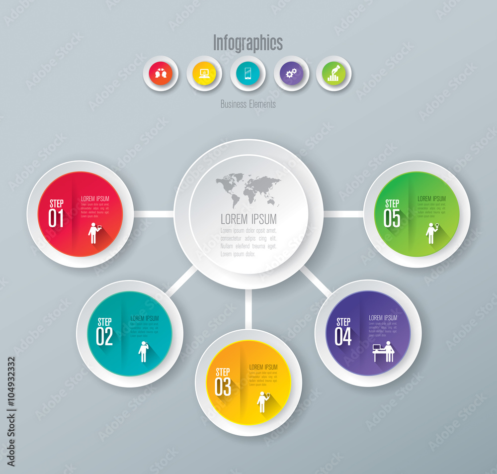 Infographic design template and marketing icons. Infographic design template and marketing icons.