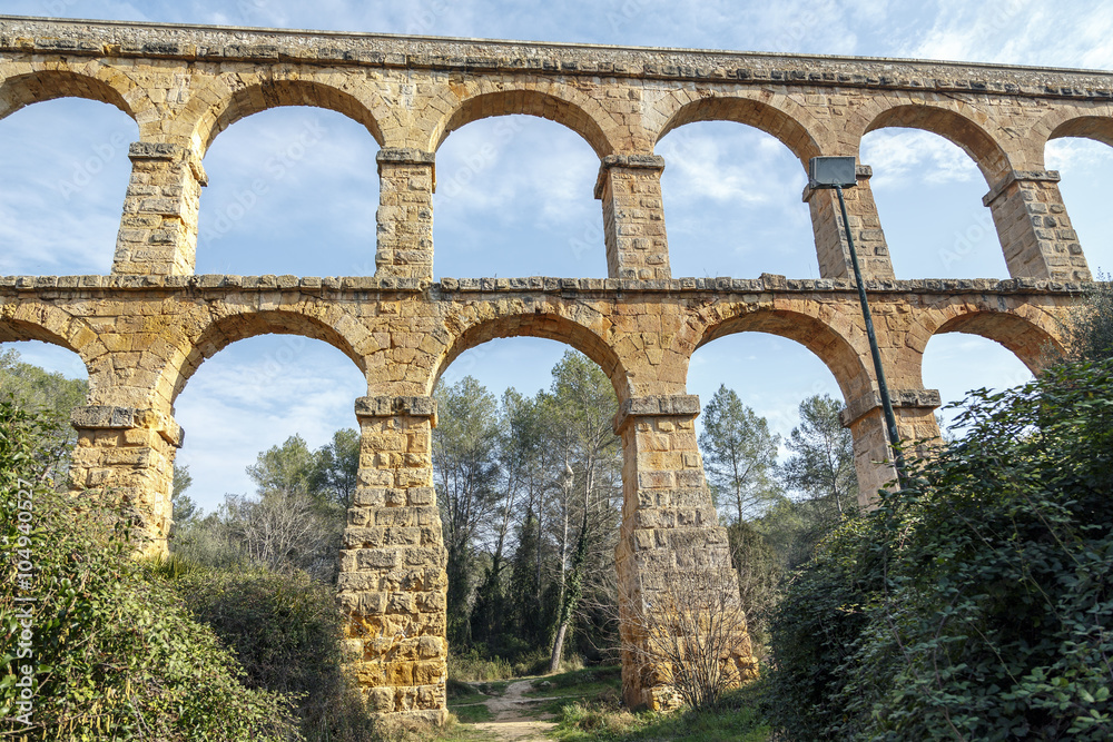 Devil's Bridge Roman aqueduct built near Tarragona