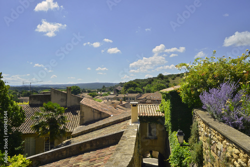 Cadenet (84160) vu des toits, département du Vaucluse en région Provence-Alpes-Côte d’Azur, France