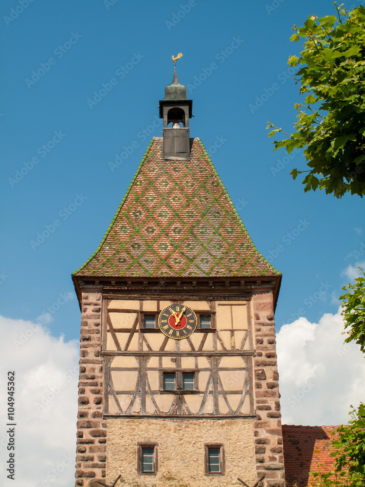 Picturesque village of Bergheim, Alsace France Picturesque village of Bergheim, Alsace France